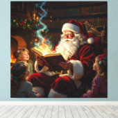 „Weihnachtliche Harmonie“ Leinwanddruck (Insitu (Holzboden))