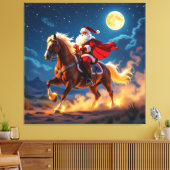 „Weihnachtliche Harmonie“ Leinwanddruck (Insitu (Wohnzimmer))