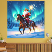 „Weihnachtliche Harmonie“ Leinwanddruck (Insitu (Wohnzimmer))