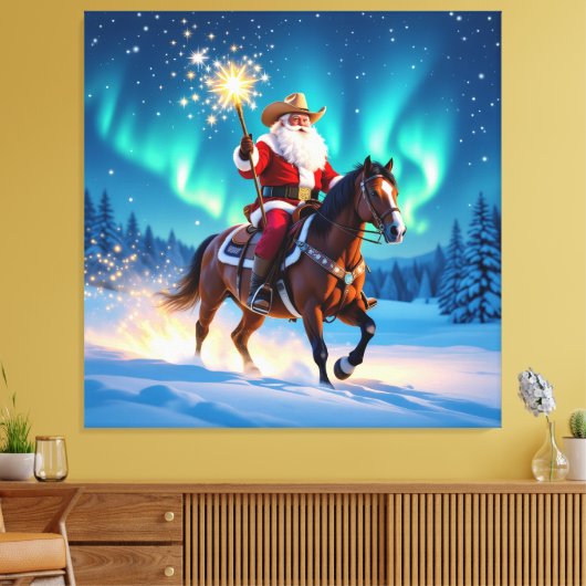 „Weihnachtliche Harmonie“ Leinwanddruck (Insitu (Wohnzimmer))