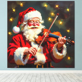 „Weihnachtliche Harmonie“ Leinwanddruck (Insitu (Holzboden))