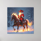 „Weihnachtliche Harmonie“ Leinwanddruck (Vorderseite)