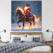 „Weihnachtliche Harmonie“ Leinwanddruck (Insitu (Schlafzimmer))