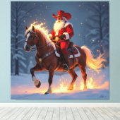 „Weihnachtliche Harmonie“ Leinwanddruck (Insitu (Holzboden))