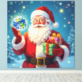 „Weihnachtliche Harmonie“ Leinwanddruck (Insitu (Holzboden))