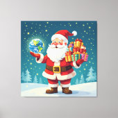 „Weihnachtliche Harmonie“ Leinwanddruck (Vorderseite)