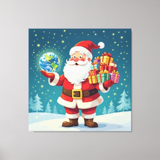 „Weihnachtliche Harmonie“ Leinwanddruck (Vorderseite)