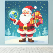 „Weihnachtliche Harmonie“ Leinwanddruck (Insitu (Holzboden))