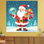 „Weihnachtliche Harmonie“ Leinwanddruck (Insitu (Wohnzimmer))