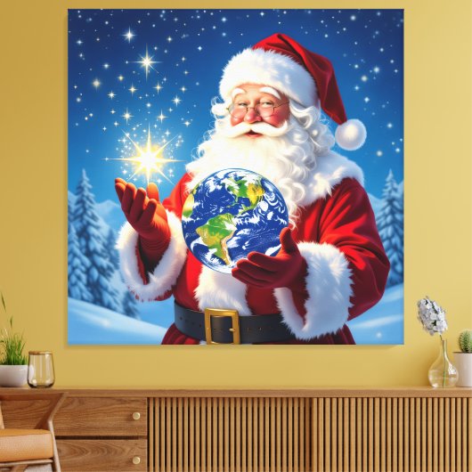 „Weihnachtliche Harmonie“ Leinwanddruck (Insitu (Wohnzimmer))