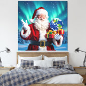 „Weihnachtliche Harmonie“ Leinwanddruck (Insitu (Schlafzimmer))