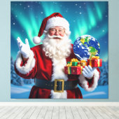 „Weihnachtliche Harmonie“ Leinwanddruck (Insitu (Holzboden))