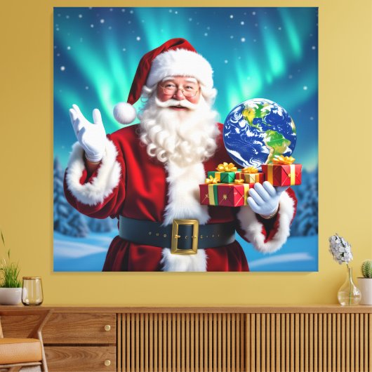 „Weihnachtliche Harmonie“ Leinwanddruck (Insitu (Wohnzimmer))