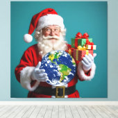 „Weihnachtliche Harmonie“ Leinwanddruck (Insitu (Holzboden))