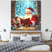 „Weihnachtliche Harmonie“ Leinwanddruck (Insitu (Schlafzimmer))