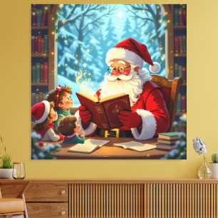 „Weihnachtliche Harmonie“ Leinwanddruck