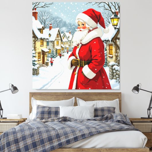 „Weihnachtliche Harmonie“ Leinwanddruck (Insitu (Schlafzimmer))