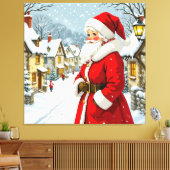 „Weihnachtliche Harmonie“ Leinwanddruck (Insitu (Wohnzimmer))