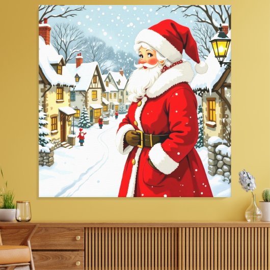 „Weihnachtliche Harmonie“ Leinwanddruck (Insitu (Wohnzimmer))