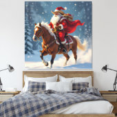 „Weihnachtliche Harmonie“ Leinwanddruck (Insitu (Schlafzimmer))