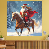 „Weihnachtliche Harmonie“ Leinwanddruck (Insitu (Wohnzimmer))