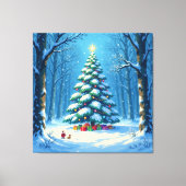 „Weihnachtliche Harmonie“ Leinwanddruck (Vorderseite)