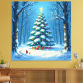 „Weihnachtliche Harmonie“ Leinwanddruck (Insitu (Wohnzimmer))