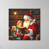 „Weihnachtliche Harmonie“ Leinwanddruck (Vorderseite)