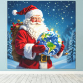 „Weihnachtliche Harmonie“ Leinwanddruck (Insitu (Holzboden))