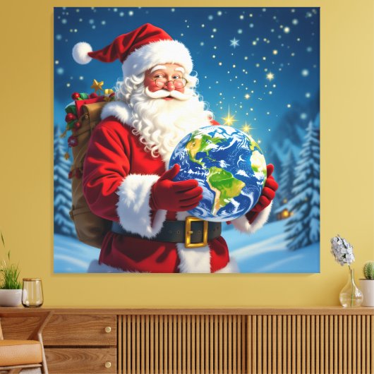 „Weihnachtliche Harmonie“ Leinwanddruck (Insitu (Wohnzimmer))