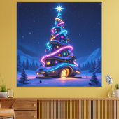 „Weihnachtliche Harmonie“ Leinwanddruck (Insitu (Wohnzimmer))