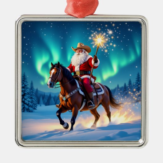 „Weihnachtliche Harmonie“ Ornament Aus Metall (Vorne)