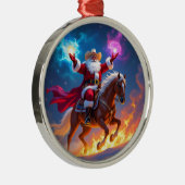 „Weihnachtliche Harmonie“ Ornament Aus Metall (Rechts)