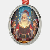 „Weihnachtliche Harmonie“ Ornament Aus Metall (Links)