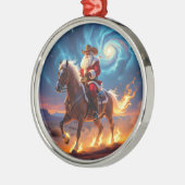 „Weihnachtliche Harmonie“ Ornament Aus Metall (Links)