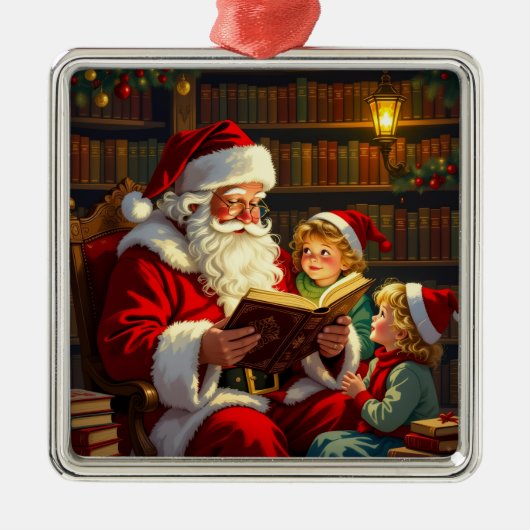 „Weihnachtliche Harmonie“ Ornament Aus Metall (Vorne)