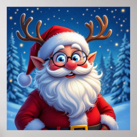 „Weihnachtliche Harmonie“ Poster (Vorne)