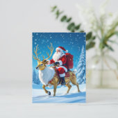 „Weihnachtliche Harmonie“ Postkarte (Stehend Vorderseite)