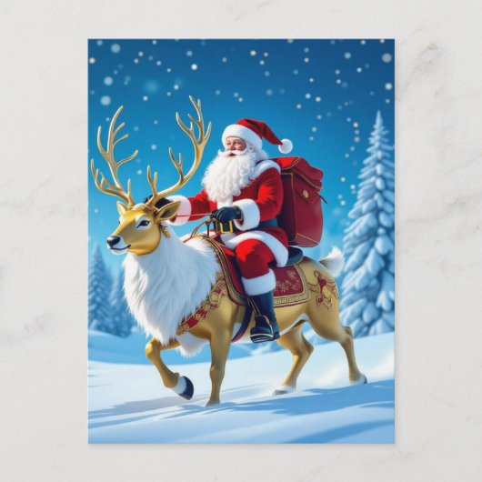 „Weihnachtliche Harmonie“ Postkarte (Vorderseite)