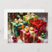 „Weihnachtliche Harmonie“ Postkarte (Vorne/Hinten)