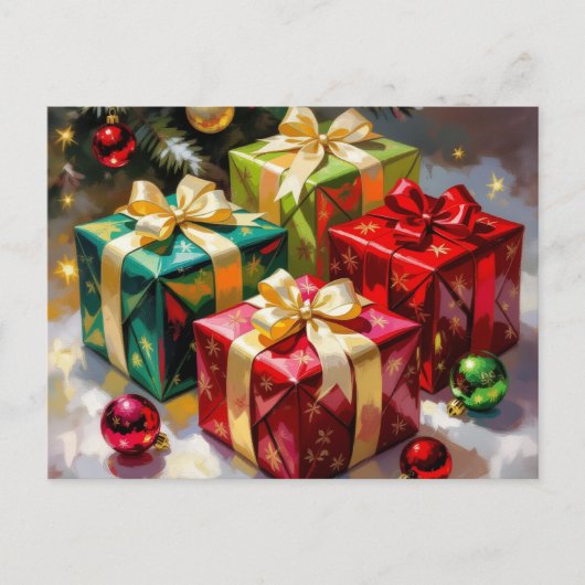 „Weihnachtliche Harmonie“ Postkarte (Vorderseite)