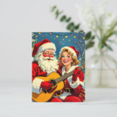 „Weihnachtliche Harmonie“ Postkarte (Stehend Vorderseite)