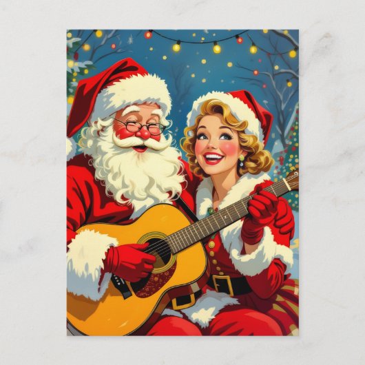 „Weihnachtliche Harmonie“ Postkarte (Vorderseite)