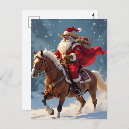 „Weihnachtliche Harmonie“ Postkarte (Vorne/Hinten)