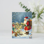 „Weihnachtliche Harmonie“ Postkarte (Stehend Vorderseite)