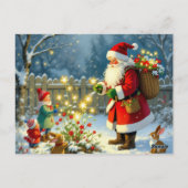 „Weihnachtliche Harmonie“ Postkarte (Rückseite)