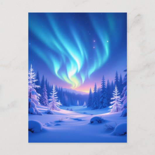 „Weihnachtliche Harmonie“ Postkarte (Vorderseite)