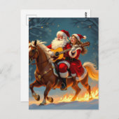 „Weihnachtliche Harmonie“ Postkarte (Vorne/Hinten)