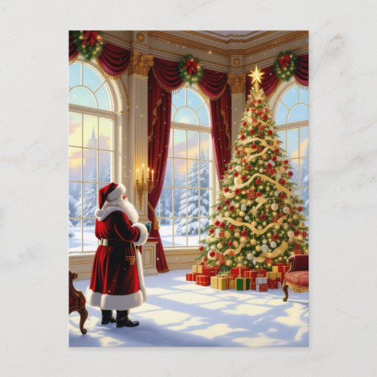 „Weihnachtliche Harmonie“ Postkarte (Vorderseite)