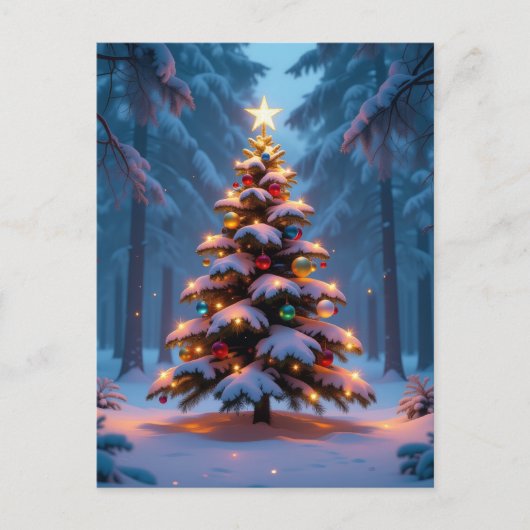 „Weihnachtliche Harmonie“ Postkarte (Vorderseite)